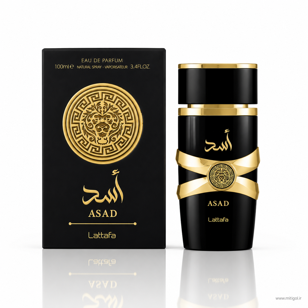 عطر ادکلن اسد لطافه اورجینال حجم 100میل Lattafa ASAD