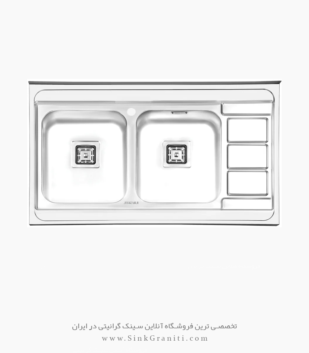 سینک ایلیا استیل مدل 1081 روکار