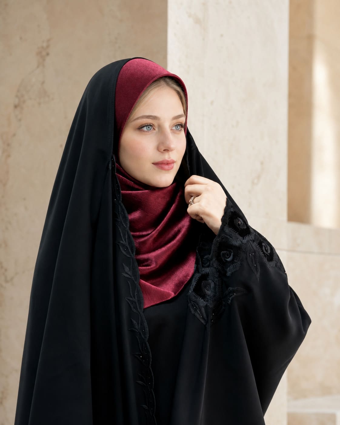 چادر عربی اصیل گلریز مونالیزا