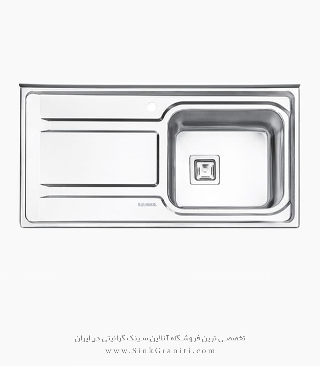 سینک ایلیا استیل مدل 1082 روکار سایز 100