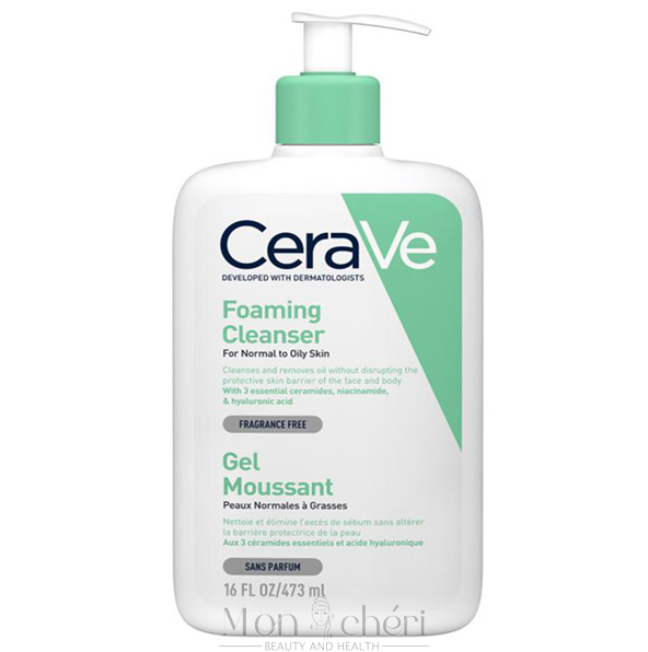 فوم شستشو صورت سراوی (CeraVe) اصلی مدل Gel-Moussant با حجم 473 میل