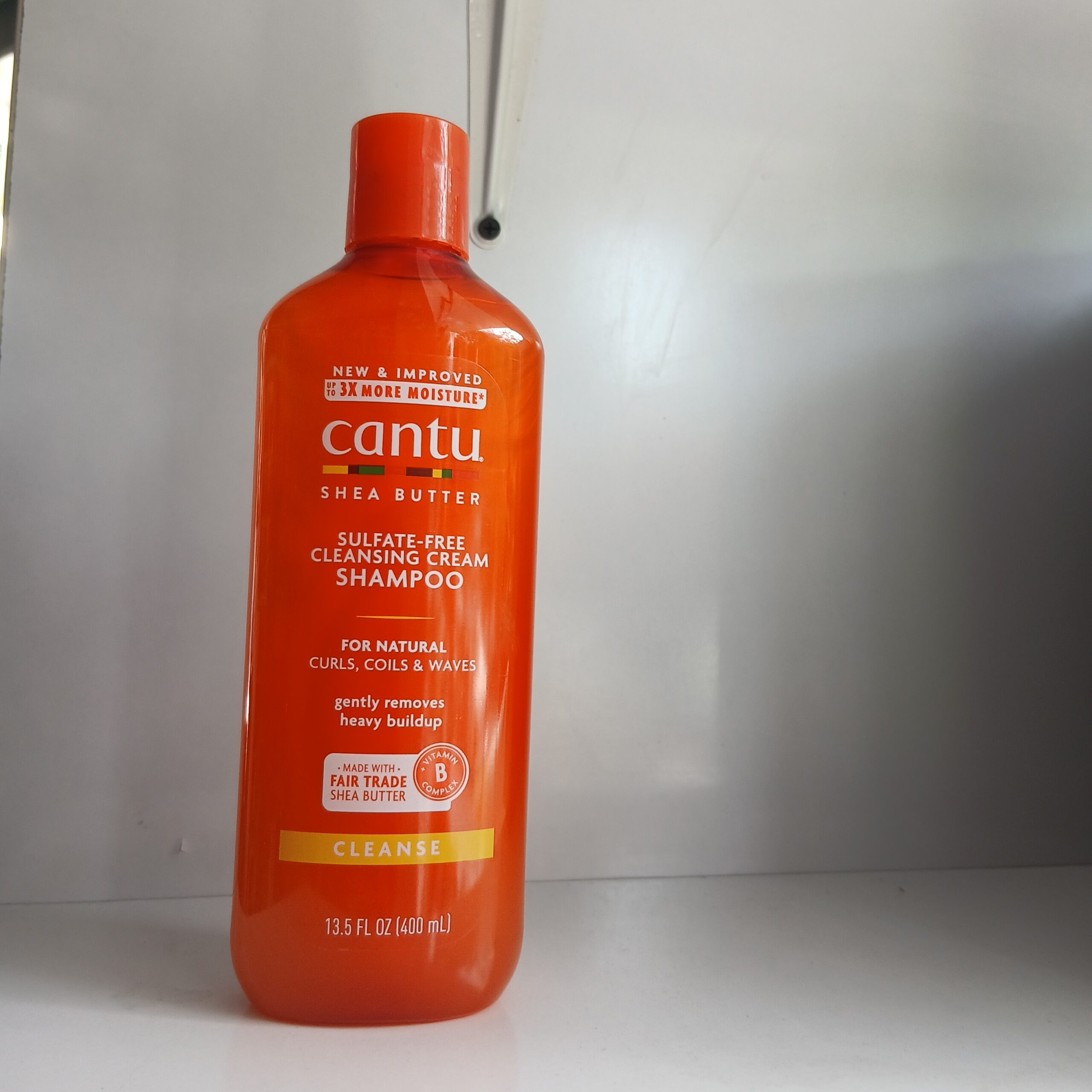 شامپو کرمی بدون سولفات کانتو Cantu Shea Butter Sulfate-Free Cleansing Cream Shampoo 400 میلی