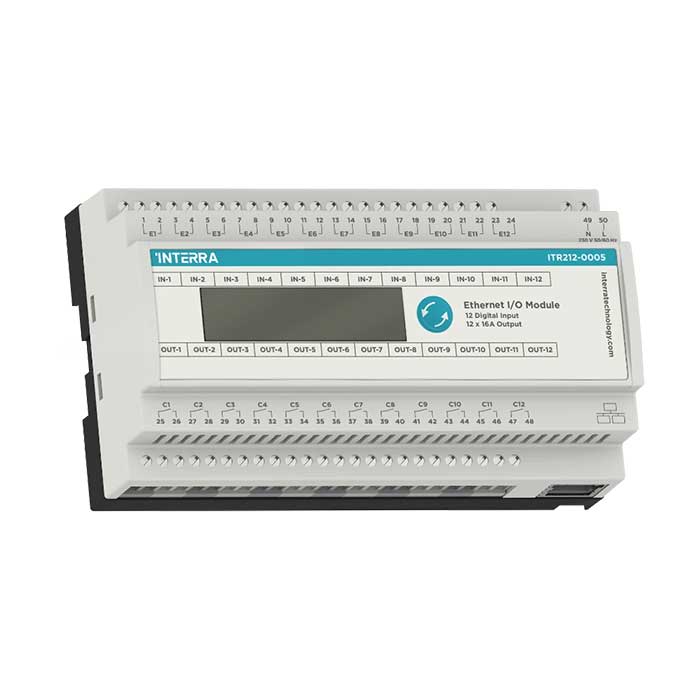 رله هوشمند 12 کانال Ethernet I/O اینتررا