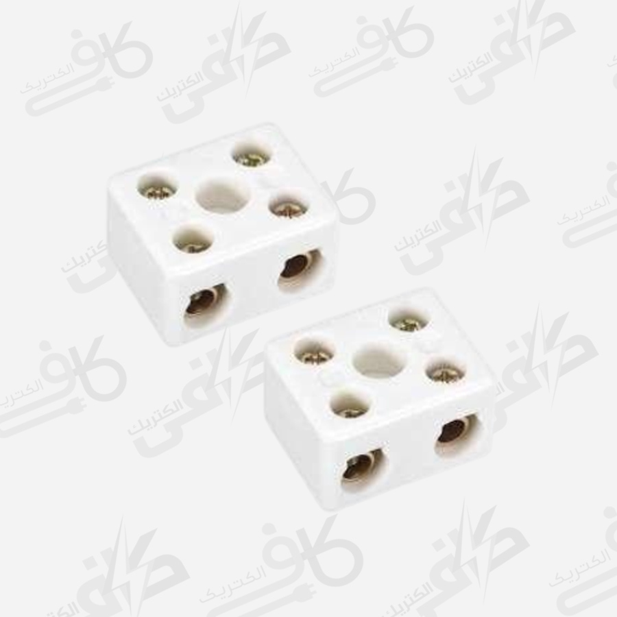 ترمینال چینی بزرگ دوخانه 25 آمپر