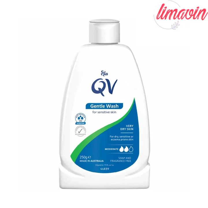 ژل شستشو پوست خشک و حساس کیووی gentle wash