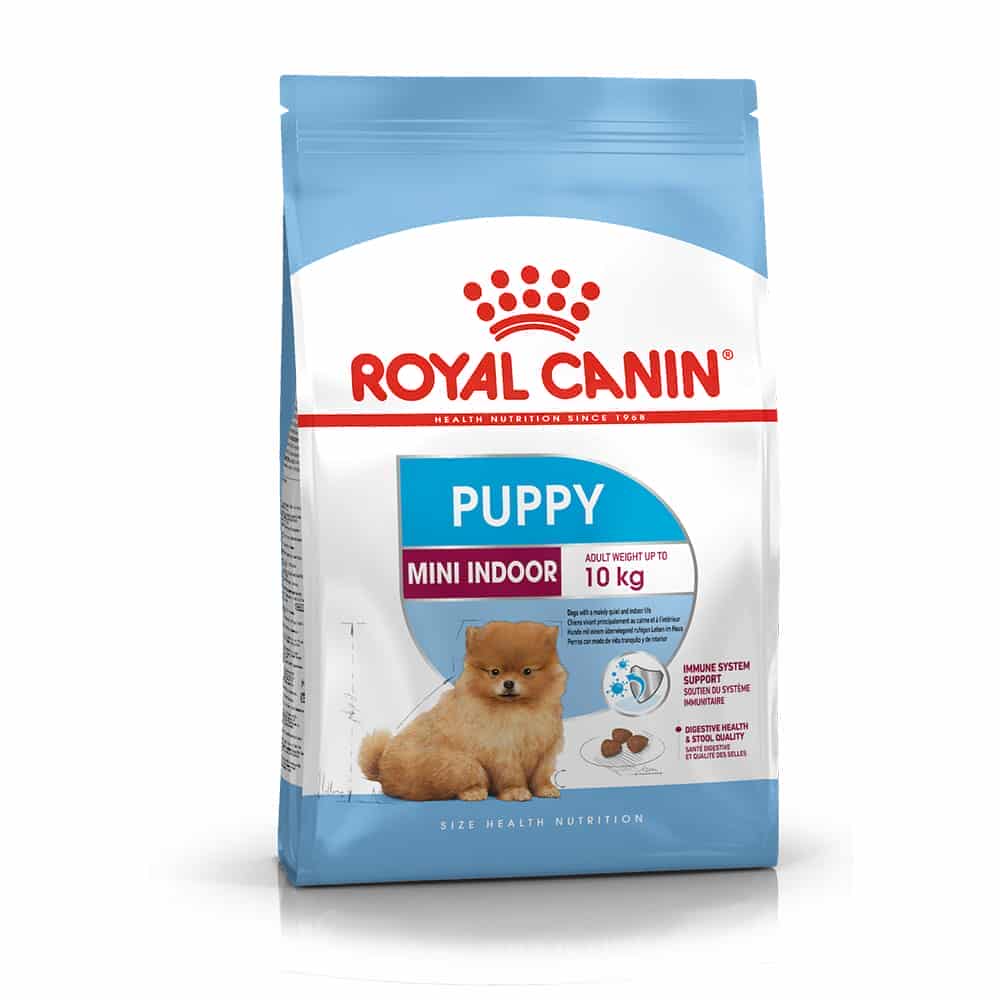 غذای خشک توله سگ ایندور رویال کنین نژاد کوچک Mini Indoor Puppy  وزن 1.5 کیلوگرم