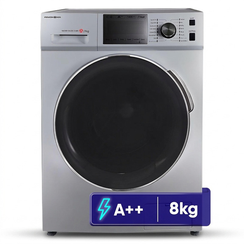 ماشین لباسشویی 8 کیلوگرم اتوماتیک پاکشوما مدل BWF 40806 ST - سفید