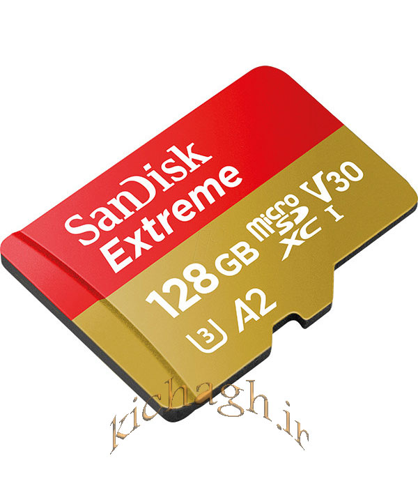 کارت حافظه microSDXC سن دیسک مدل Extreme سرعت 190MBps ظرفیت 128 گیگابایت