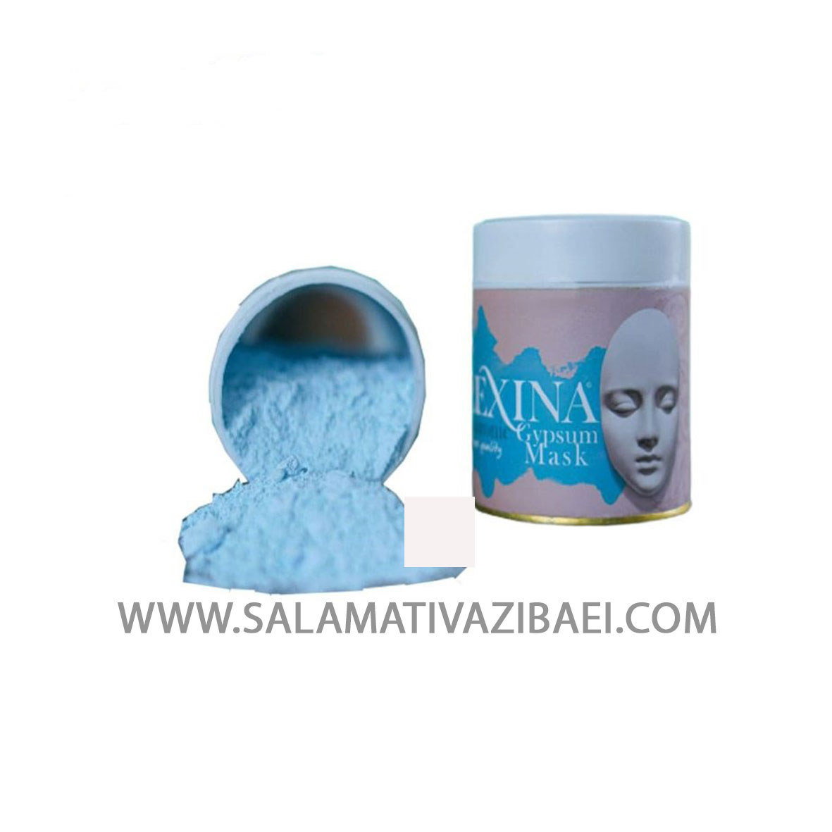 ماسک صورت جیپسوم هیالارونیک اسید(گچی)برندلکسینا-LEXINAMASKساخت کشور فرانسه