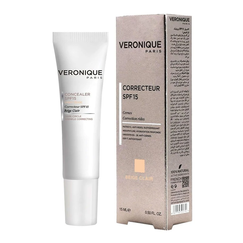 کانسیلر SPF15 ورونیک بژ روشن + یکی بخر دوتا ببر