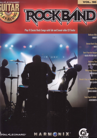 Guitar Play-Along Volume 98 – Rock Band (Classic Rock Edition)