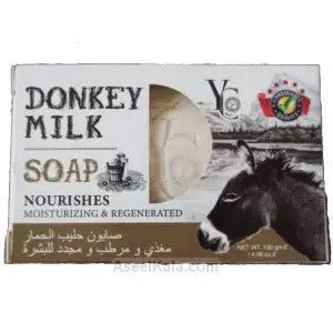 صابون شیرالاغ تایلندی وای سی YC وزن 130 گرم