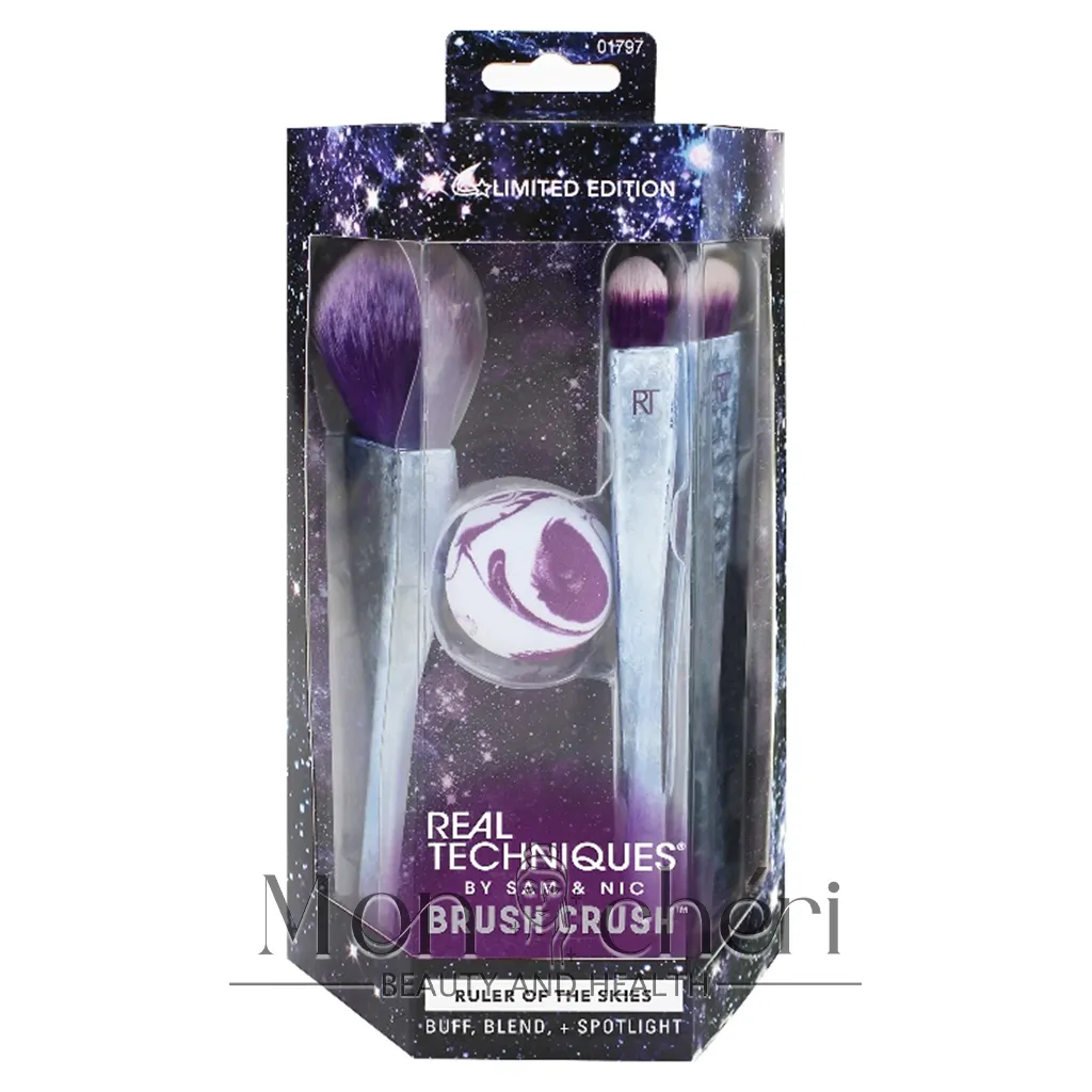 ست براش آرایشی ریل تکنیکس مدل Brush Crush Ruler Of The Skies کد 7 بسته 4 عددی