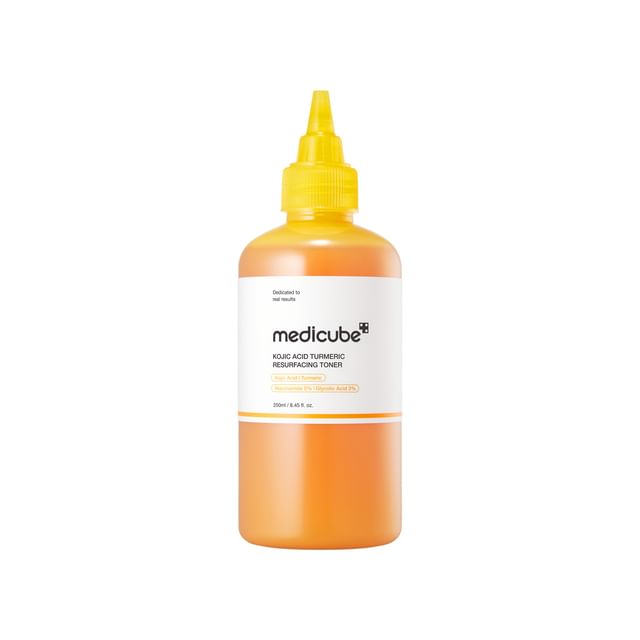 تونر ترمیم کننده و روشن کننده کوجیک اسید و زردچوبه مدی کیوب 250ml