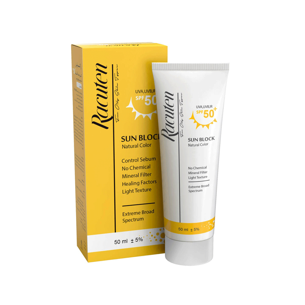 کرم ضد آفتاب پوست چرب راکوتن SPF 50 حجم 50 میلی لیتر