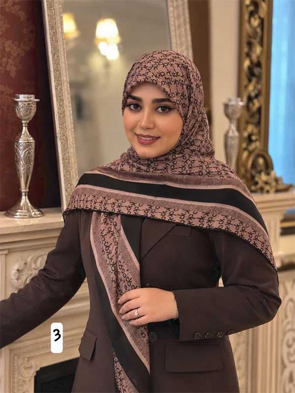 روسری نخی طرح سی کی کد ۱۰۵۲ - 3