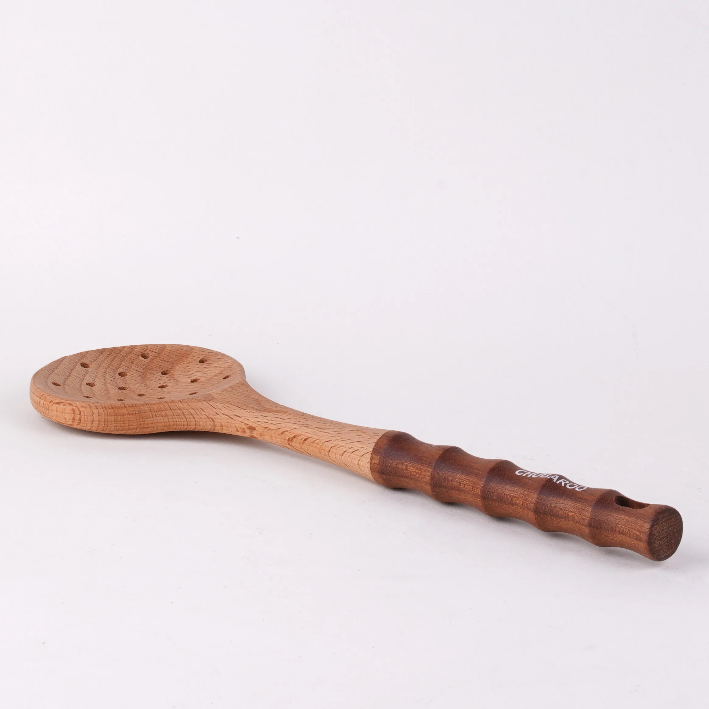 کفگیر سوراخ دار دورنگ چوبارو مدل ld07