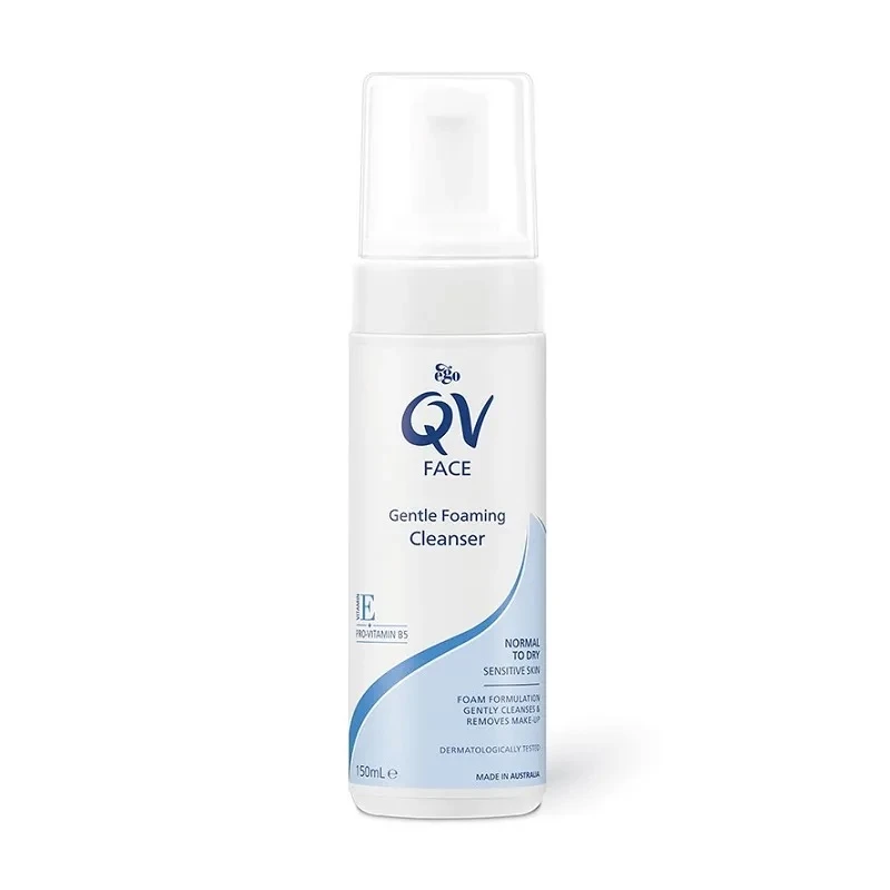 فوم شستشو صورت کیووی مدل Gentle cleanser حجم 150 میلی لیتر