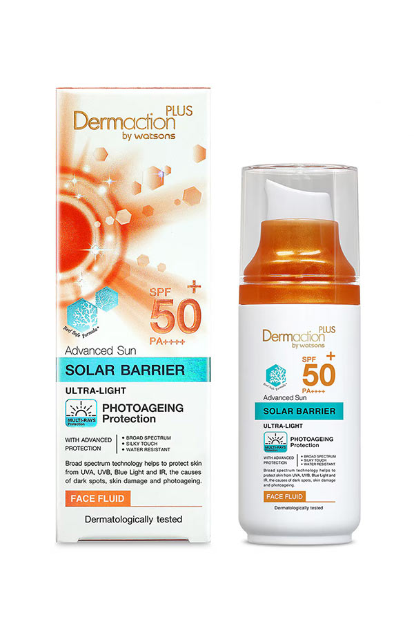 کرم ضد آفتاب صورت Dermaction Plus با SPF50