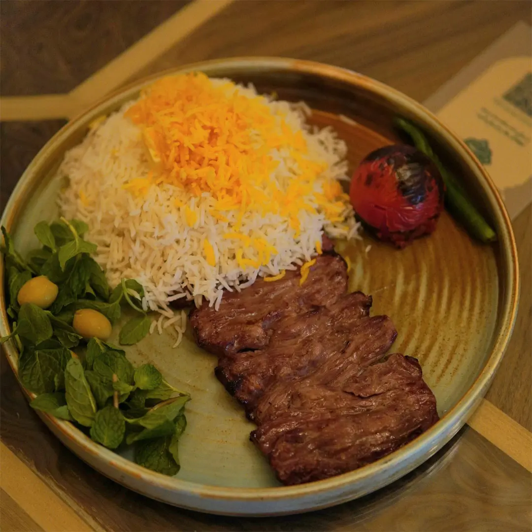چلوکباب فیله گوسفندی