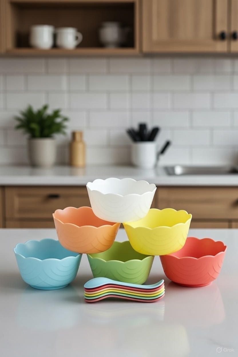 کاسه ۶ عددی کوچک به پلاست | Beh Plast Small Bowl Set