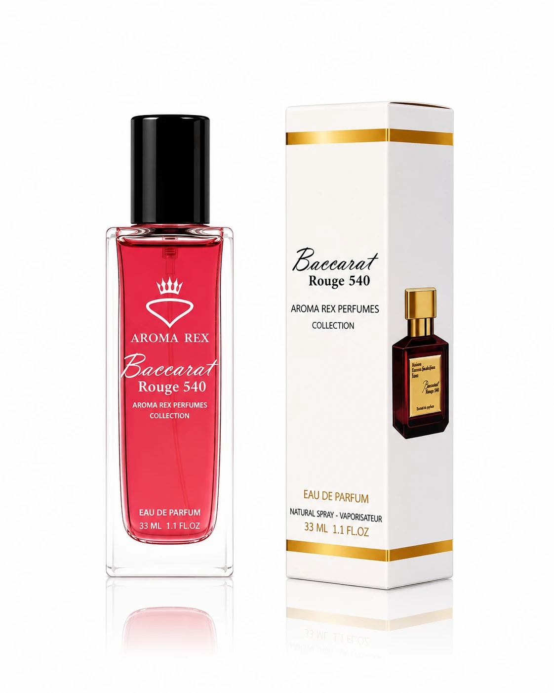 عطر ادکلن باکارات رژ قرمز 33میل کمپانی آرومارکس Baccarat Rouje 540