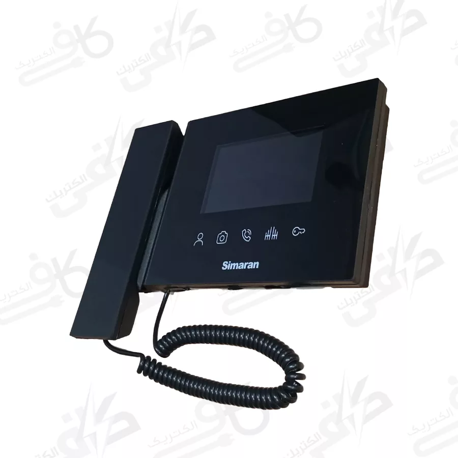 مانیتور 4.3 تاچ کی بدون حافظه HS-47TK مشکی سیماران