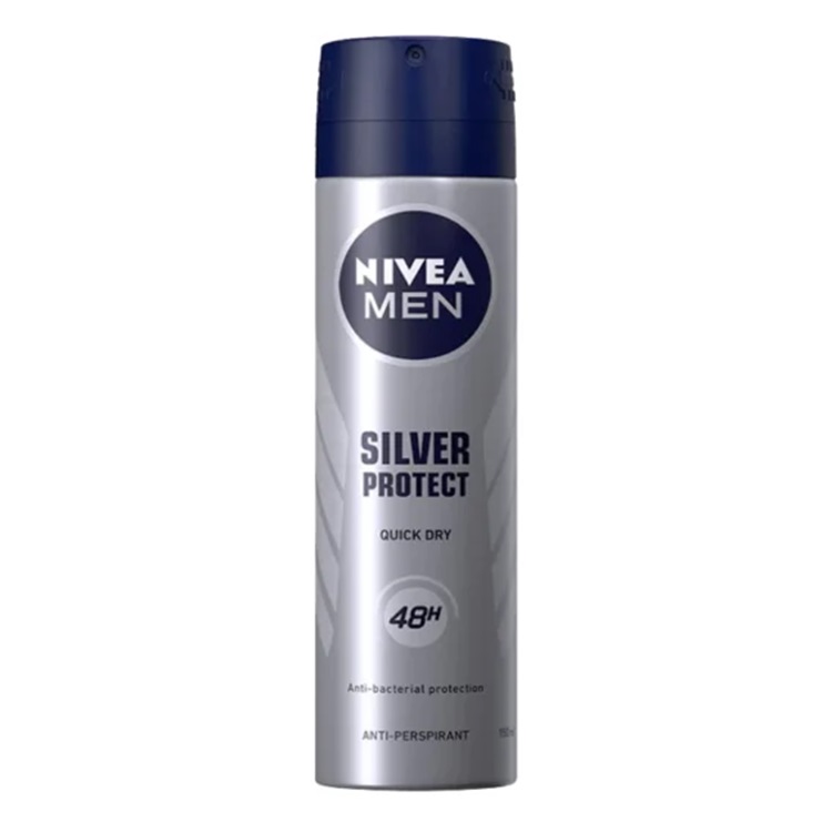 اسپری دئودرانت مردانه نیوآ Nivea مدل Silver Protect
