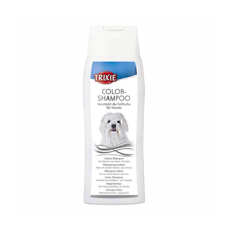 شامپو سگ مخصوص موهای روشن تریکسی Trixie color Shampoo, whiteحجم 250 میلی لیتر