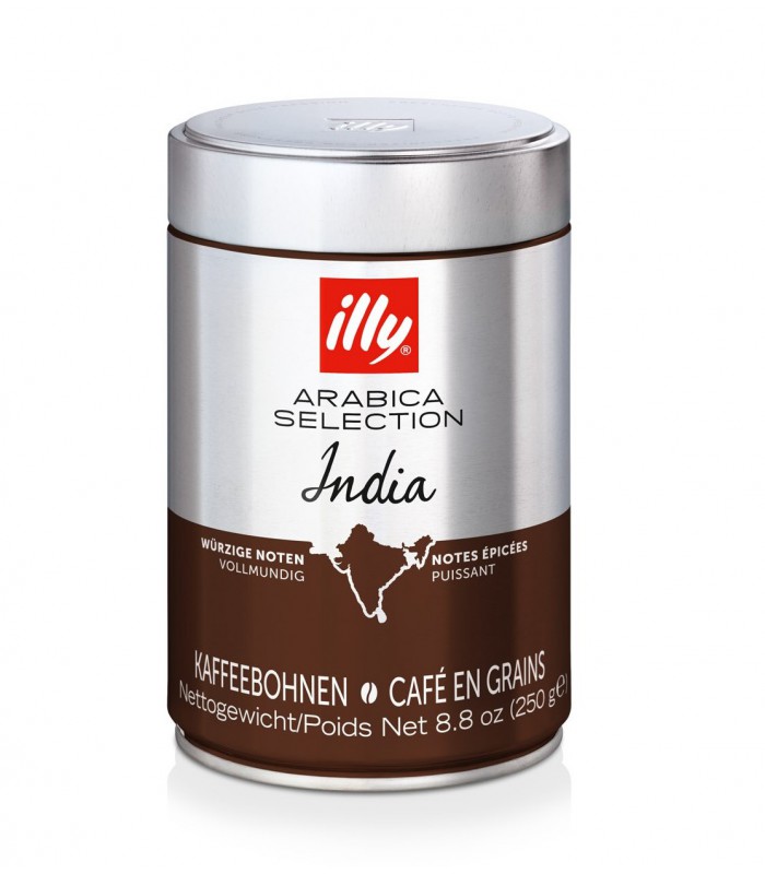 قوطی پودر قهوه عربیکا انتخابی هند 250 گرم  illy