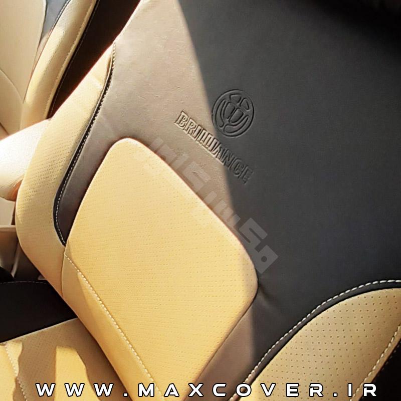 روکش صندلی برلیانس Brilliance H220 H230 چرم کرم مشکی