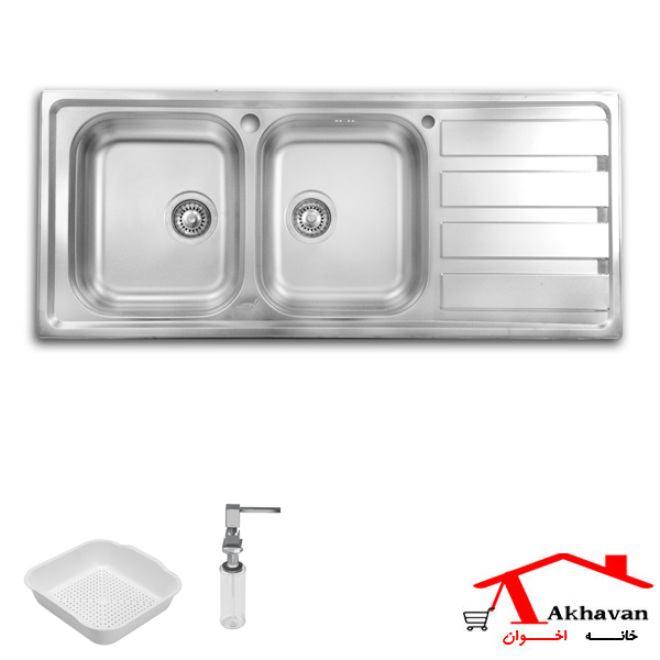 سینک ظرفشویی توکار کد 385 اخوان