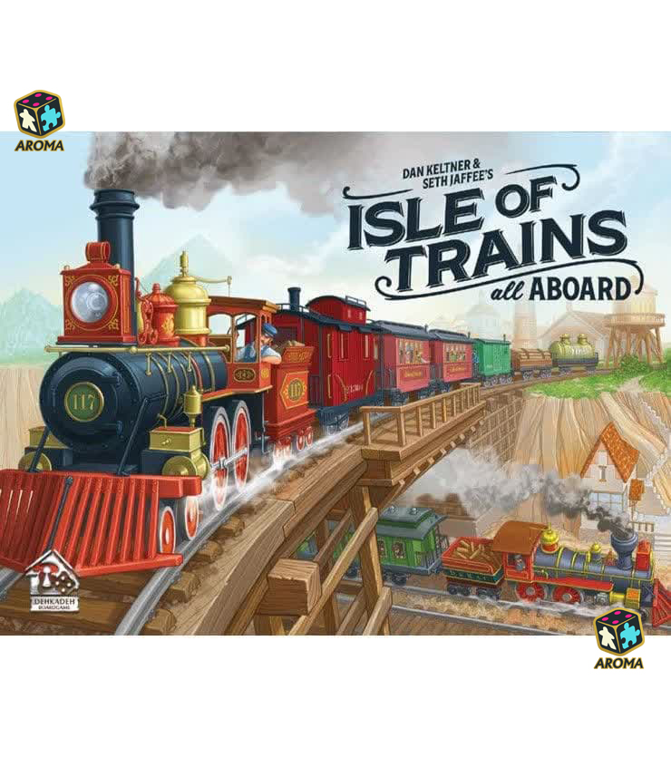 بازی فکری ایرانی جزیره قطارها ISLE OF TRAINS: ALL ABOARD