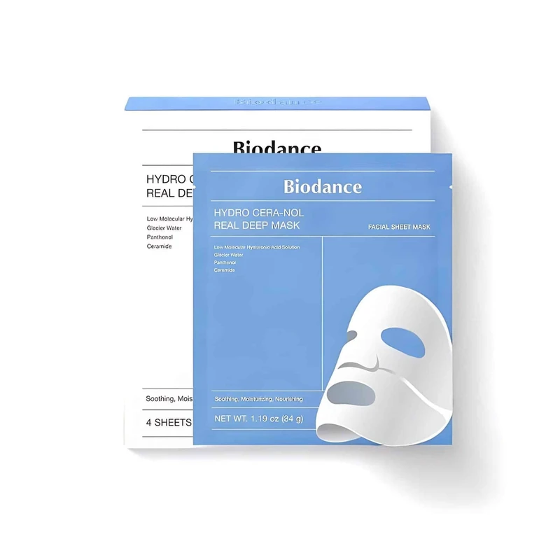 ماسک ورقهای هیالورونیک اسید بیودنس (Biodance Hydro Cera-nol Real Deep Mask)