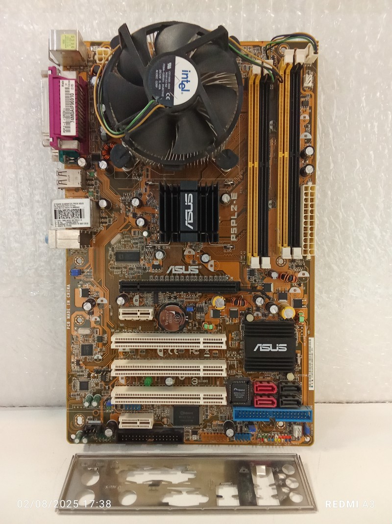 باندل مادربرد ASUS(DDR2)مدلP5PL2-E(استوک)