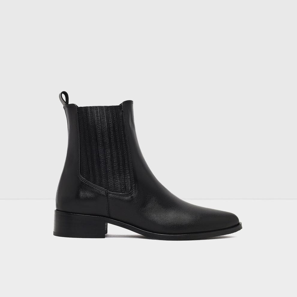 بوت زنانه مشکی چرم بژ آلدو MINO-TR – ALDO
