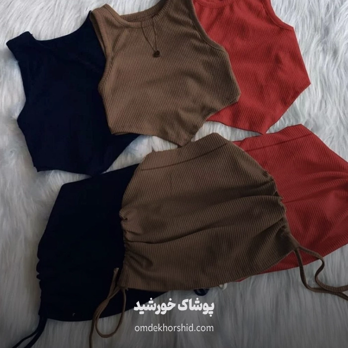 ست کراپ دامن