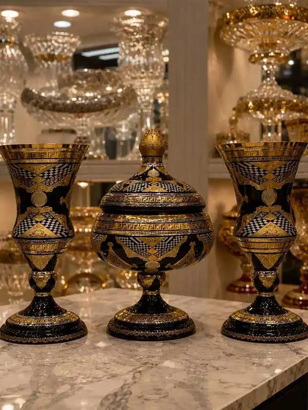 ست سه تیکه فندی مشکی