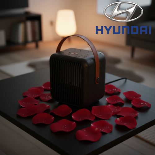 هیتر برقی چادر مسافرتی طرح شومینه هیوندای Hyundai مدل TVN21-005