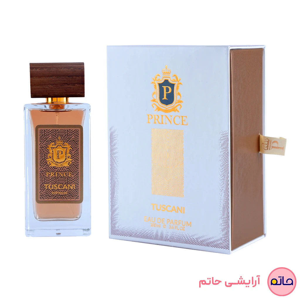 ادکلن پرنس مدل Tuscani رایحه توسکان لدر حجم 100 میلی لیتر
