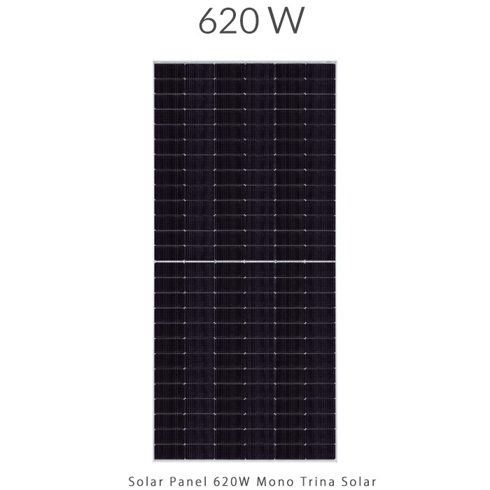 پنل خورشیدی 620 وات مونو کریستال مدل N-Type TOPCON برند TRINA SOLAR
