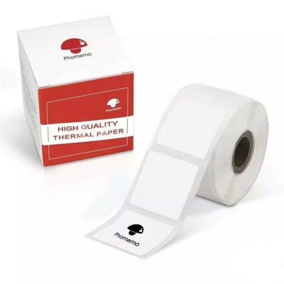 رول پرینتر لیبل زن حرارتی Phomemo سایز 50×50 مربعی LABLE XY5050-140