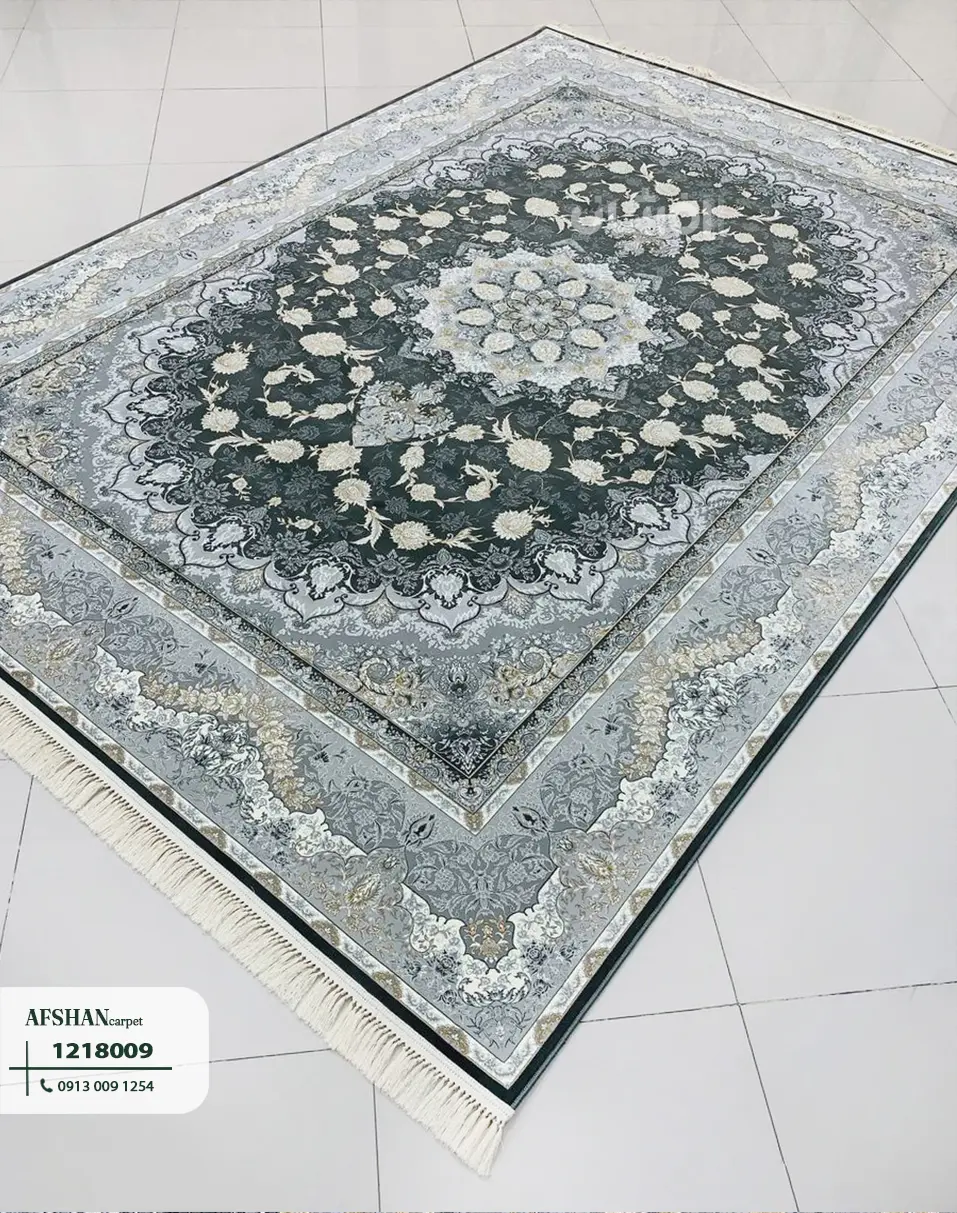 فرش 1200 شانه آکرلیک طرح شکوه کد 1218009 غزل